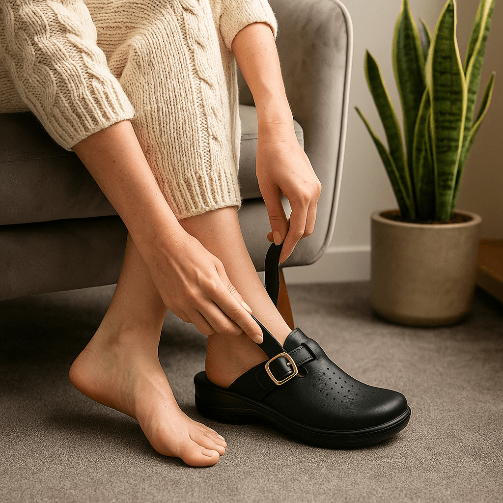 Ženske anatomske kožne klompe "Fratelli Babb" 400F - SAMO KLIKNI