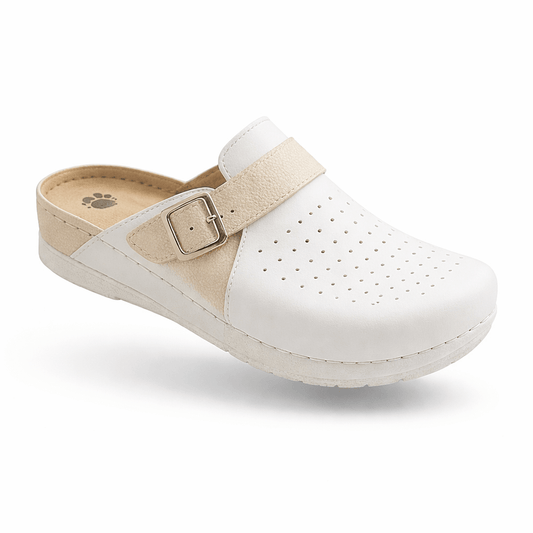 Ženske Anatomske Papuče Bahar – – Bijele 37 – slika 1