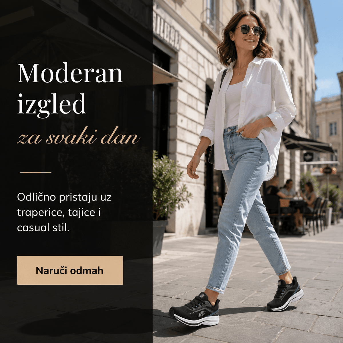 Ženske Crne Sportske Tenisice s Tirkiznim Detaljima – Ženske tenisice – 36 – slika 6