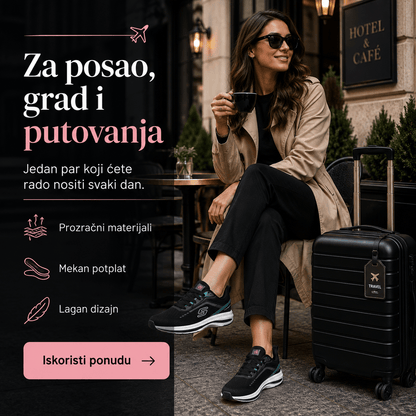 Ženske Crne Sportske Tenisice s Tirkiznim Detaljima – Ženske tenisice – 36 – slika 7