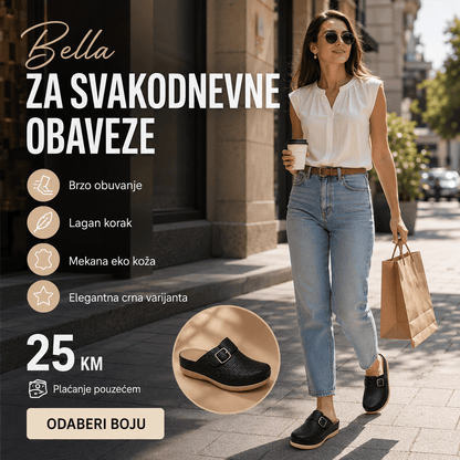 Ženske Eko Natikače Bella – – Smeđe 37 – slika 6