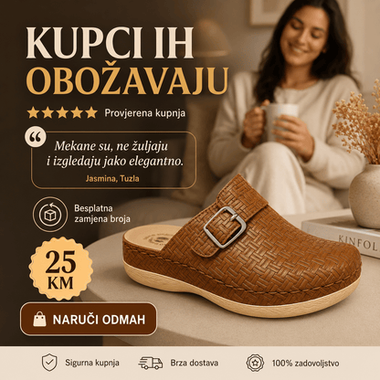 Ženske Eko Natikače Bella – – Smeđe 37 – slika 3