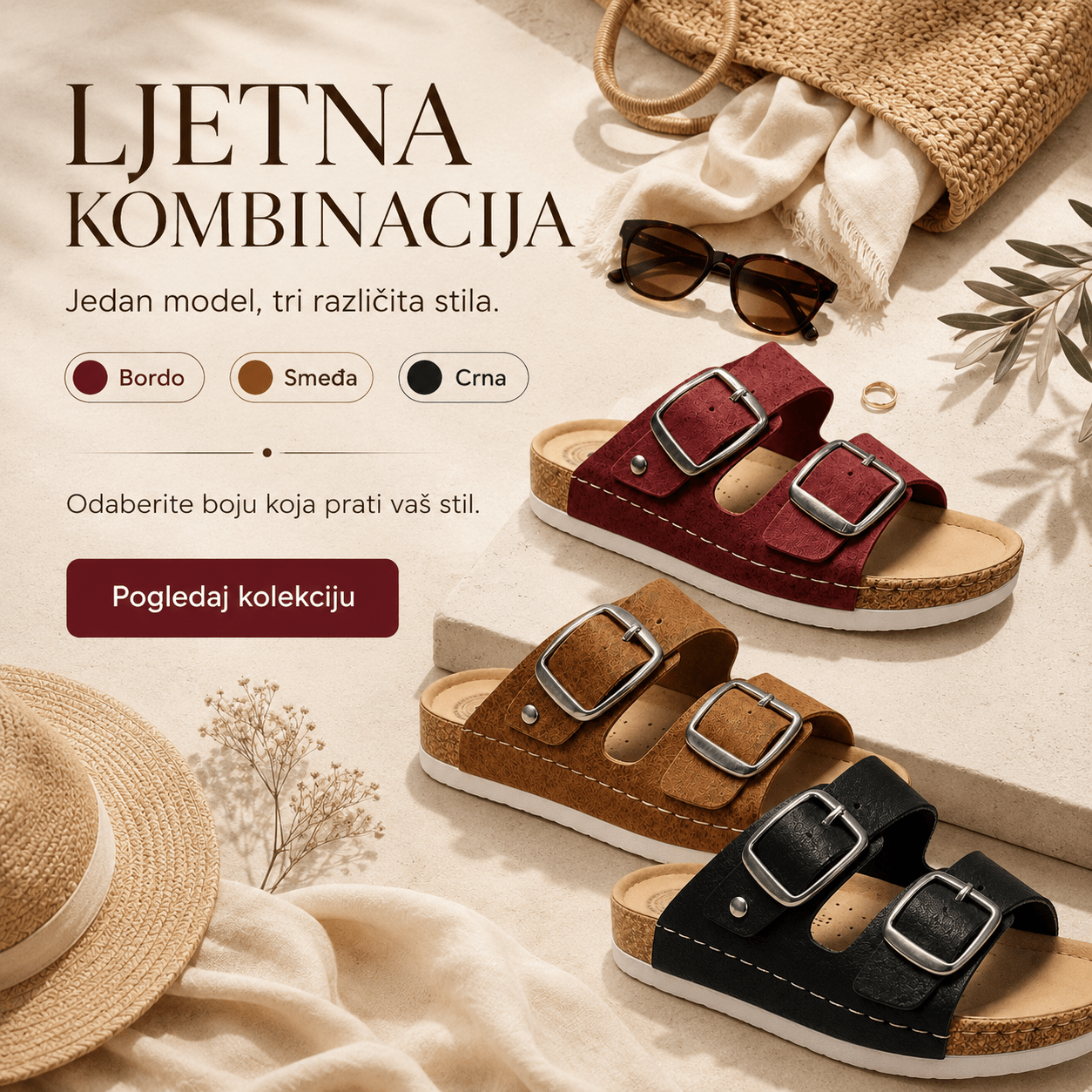 Ženske Natikače Urban Diva – – Bordo 37 – slika 4