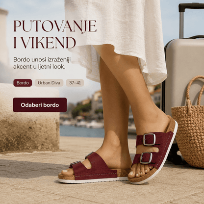 Ženske Natikače Urban Diva – – Bordo 37 – slika 5