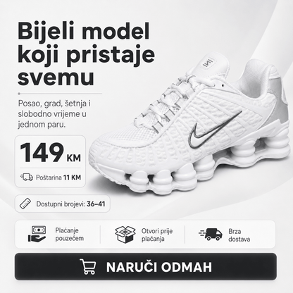 Ženske Premium Bijele Sportske Tenisice – Ženske tenisice – 36 – slika 8