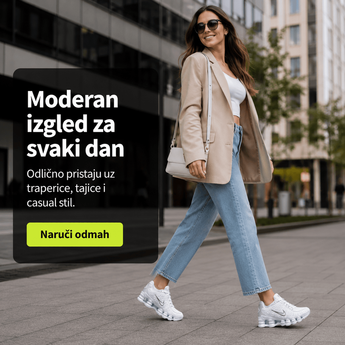 Ženske Premium Bijele Sportske Tenisice – Ženske tenisice – 36 – slika 6