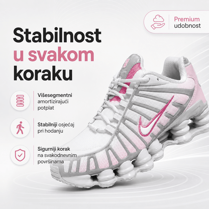 Ženske Premium Bijelo-Roze Sportske Tenisice – Ženske tenisice – 36 – slika 5