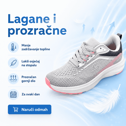Ženske Sive Sportske Tenisice s Ružičastim Detaljima – Ženske tenisice – 36 – slika 4