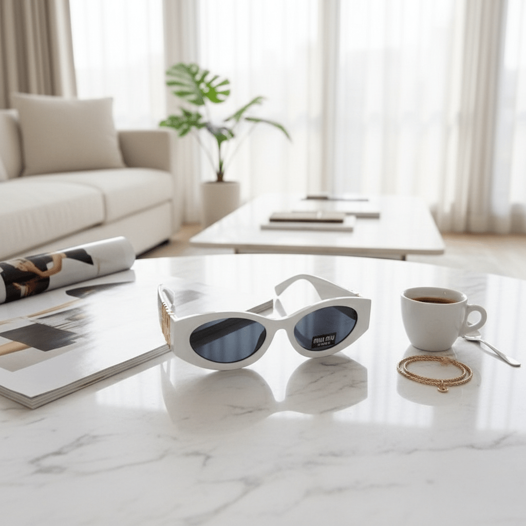 Ženske Sunčane Naočale – Sunčane naočale – Bijela Univerzalna – slika 6