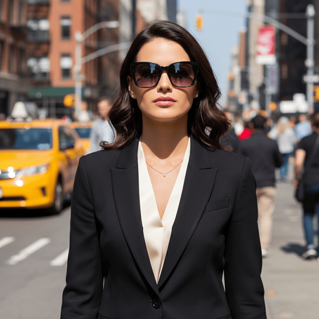 Ženske Sunčane Naočale – Sunčane Naočale – Crna/Ljubičasta – slika 2