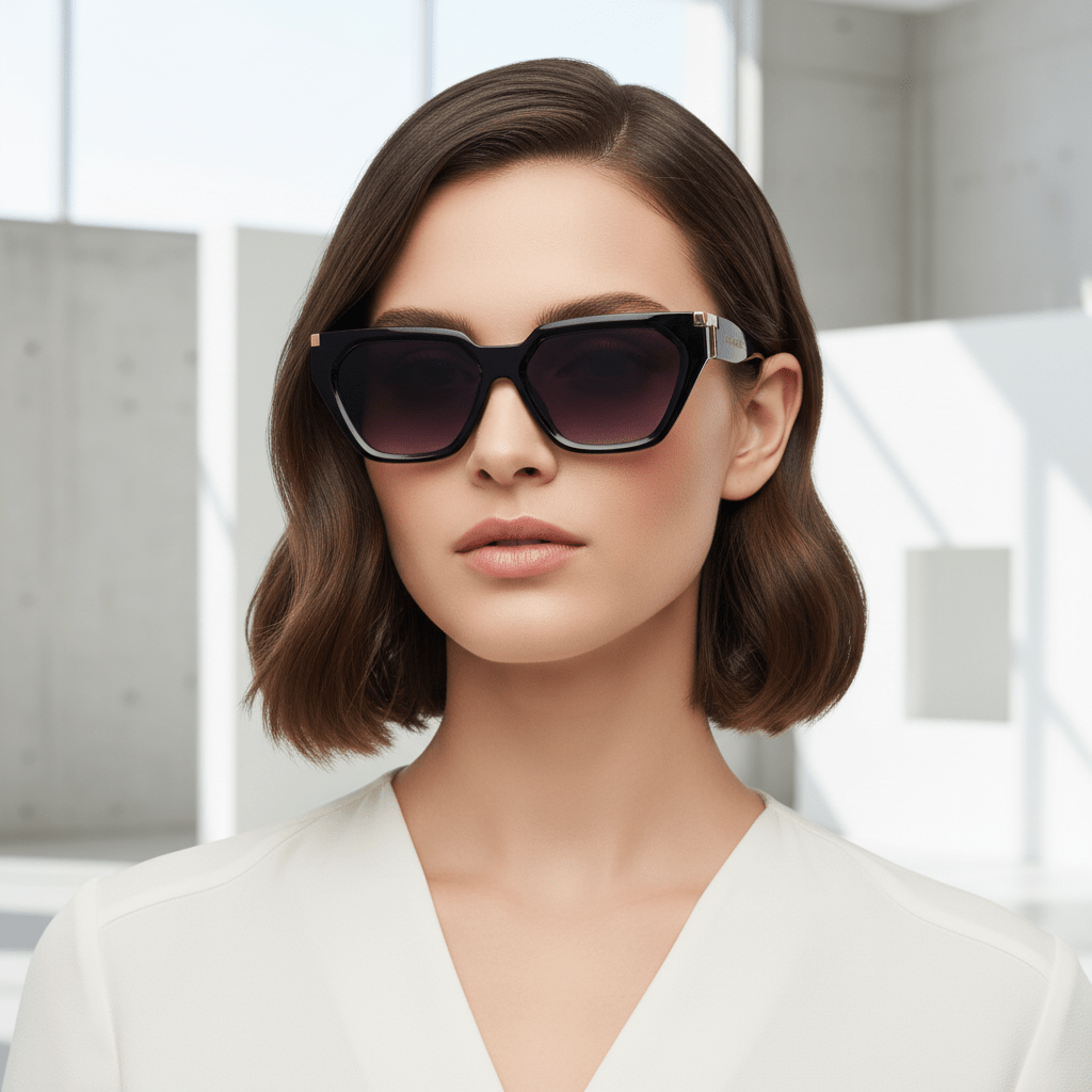 Ženske Sunčane Naočale – Sunčane naočale – Univerzalna Crna – slika 6