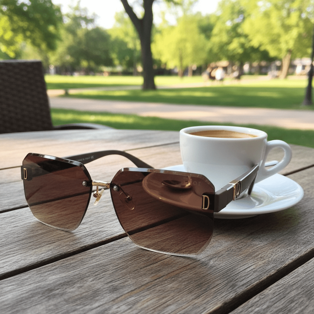 Ženske Sunčane Naočale – Sunčane naočale – Smeđa – slika 5