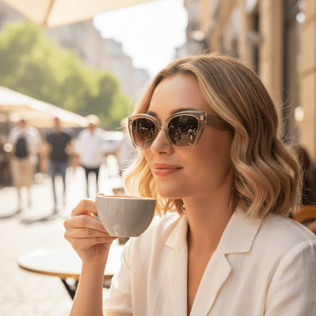 Ženske Sunčane Naočale – Naočale za sunce – Bež – slika 2
