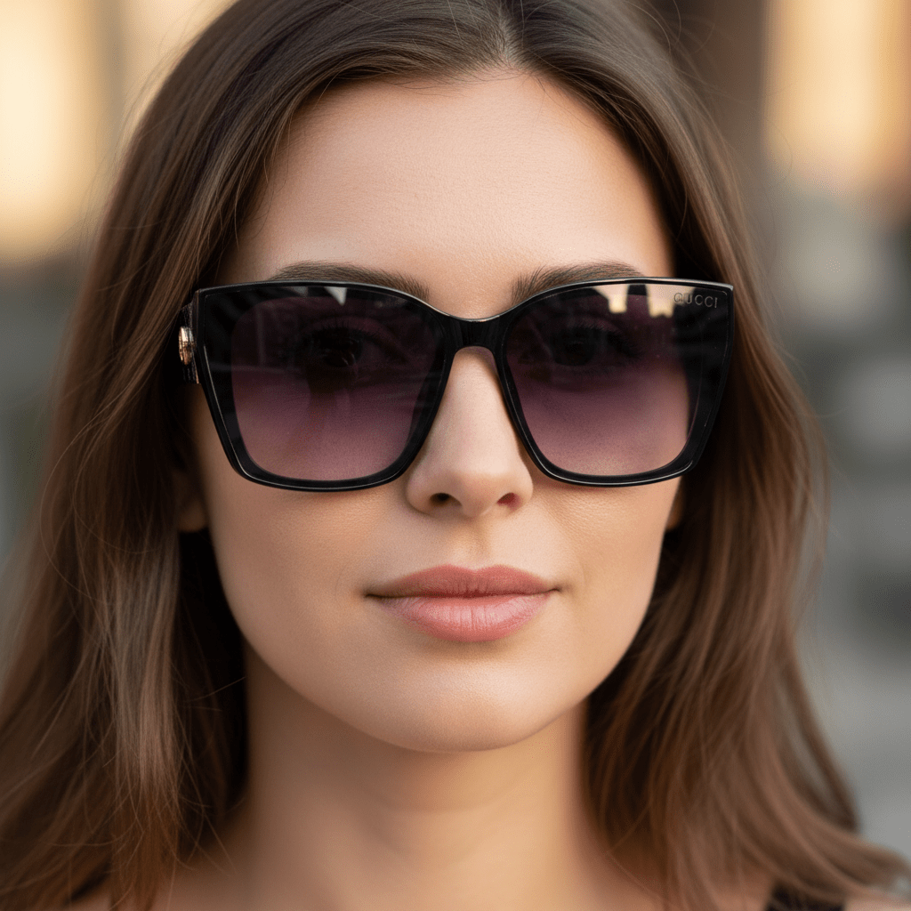 Ženske Sunčane Naočale – Sunčane Naočale – Crna/Ljubičasta – slika 4