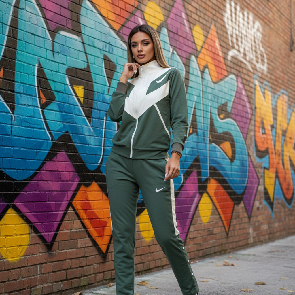 Ženski Pamučni Trenerka Set – Ženska Odjeća – S – slika 3