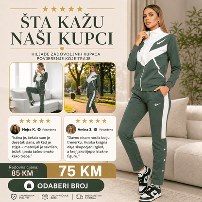 Ženski Pamučni Trenerka Set – Ženska Odjeća – S – slika 6