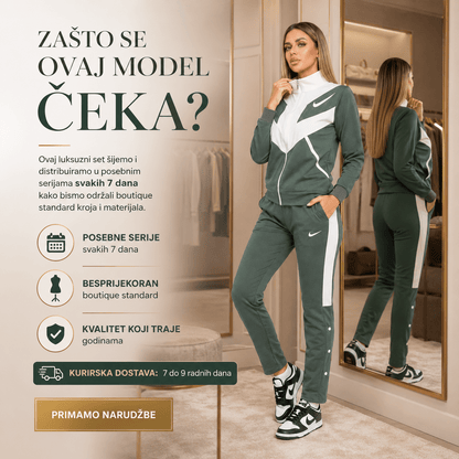 Ženski Pamučni Trenerka Set – Ženska Odjeća – S – slika 3