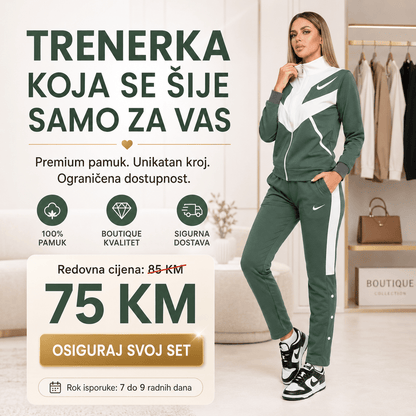 Ženski Pamučni Trenerka Set – Ženska Odjeća – S – slika 2