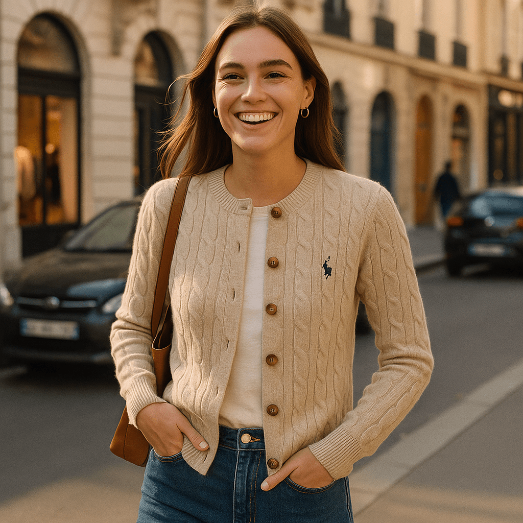 Ženski Pleteni Kardigan - SAMO KLIKNI