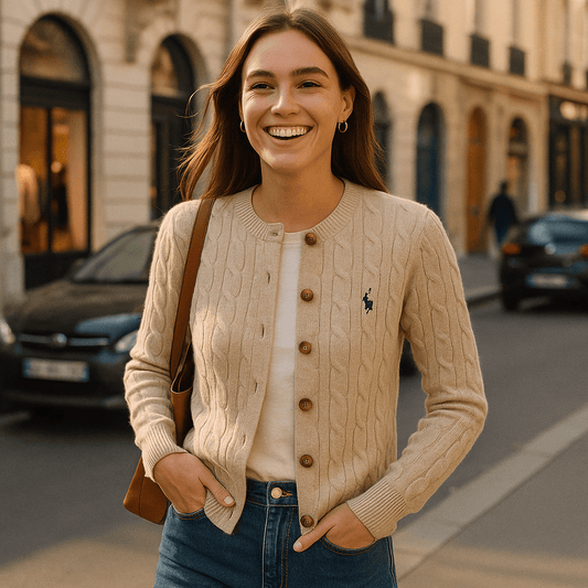 Ženski Pleteni Kardigan - SAMO KLIKNI