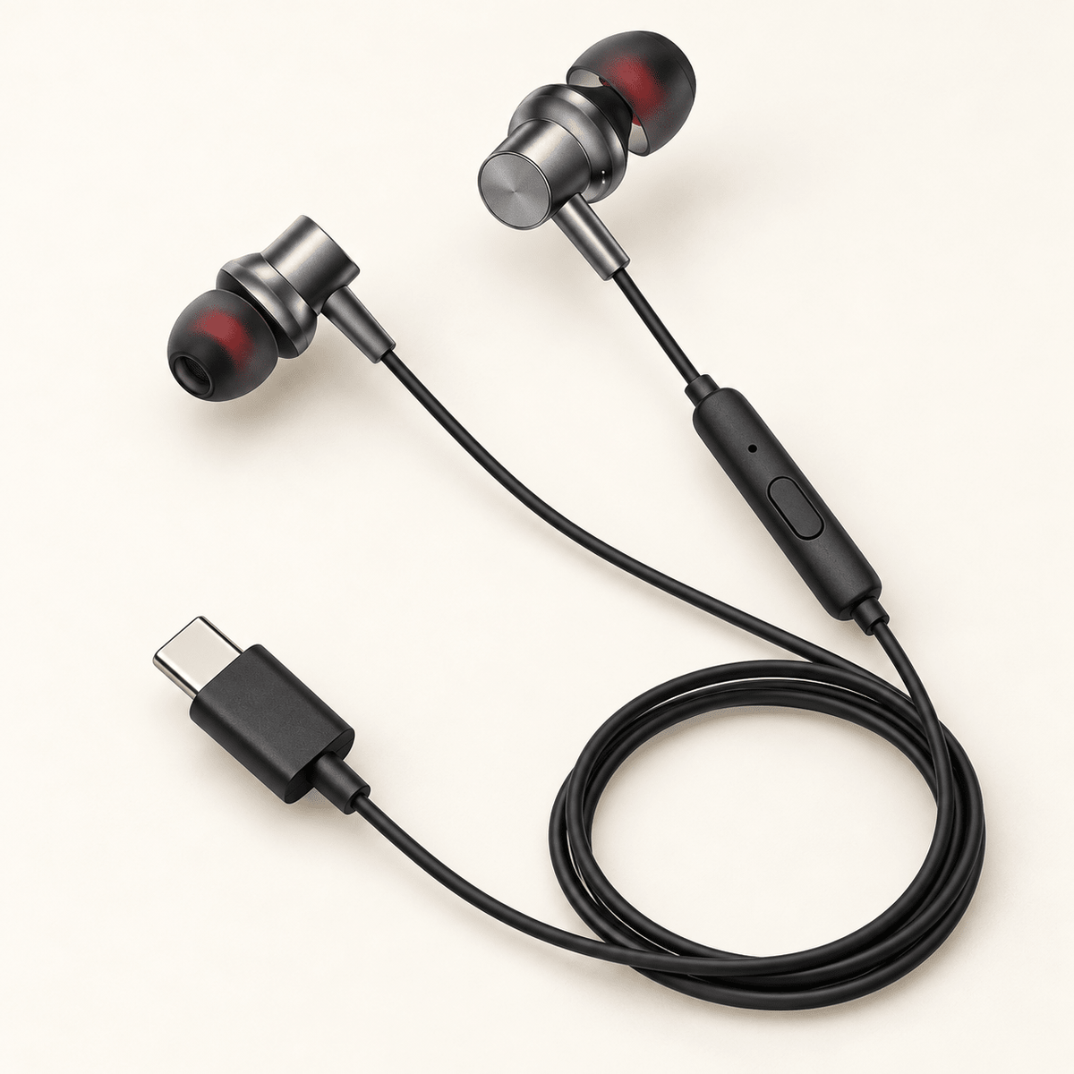 Žičane USB-C slušalice STM-661 – Žičane slušalice – – slika 1