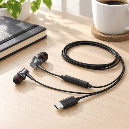 Žičane USB-C slušalice STM-661 – Žičane slušalice – – slika 2