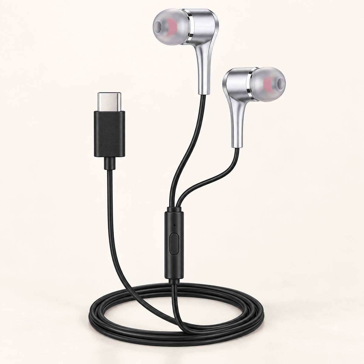 Žičane USB-C slušalice STM-662 – Žičane slušalice – – slika 1