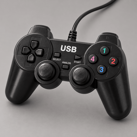 Žični USB kontroler za igranje 768 – crni – Žični USB kontroleri 768 – – slika 1