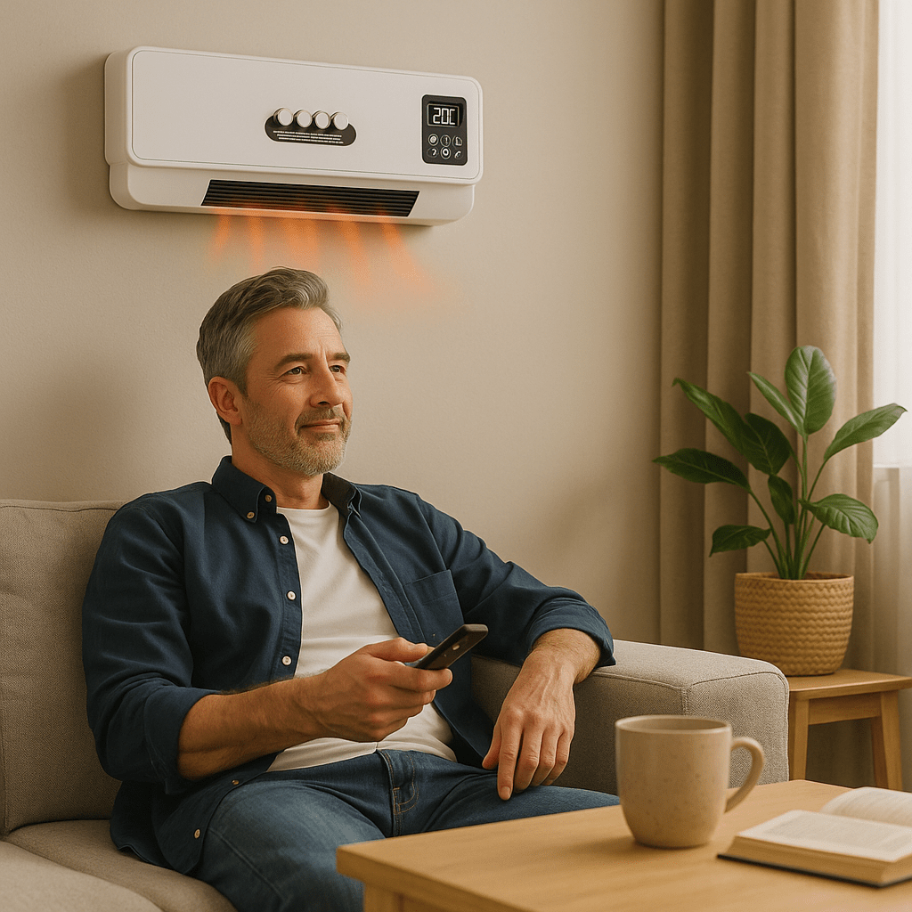 Zidni Električni Grijač s Daljinskim - SAMO KLIKNI