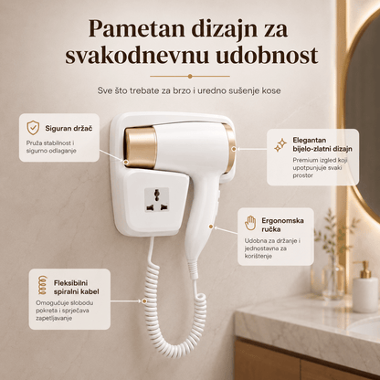 Zidni Fen za Kosu s Držačem – – – slika 4