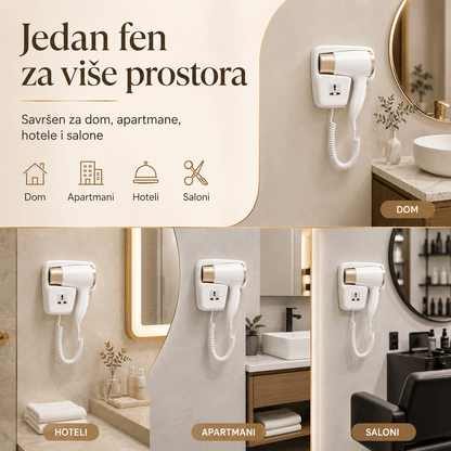 Zidni Fen za Kosu s Držačem – – – slika 6