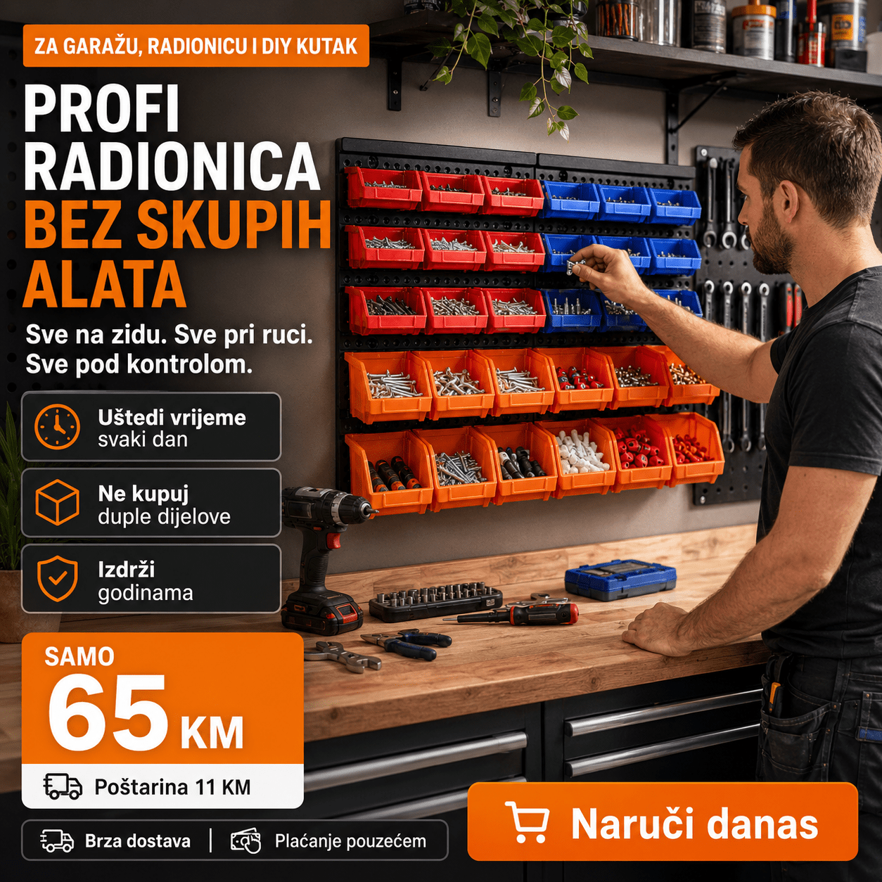 Zidni Organizator sa 30 Posuda – – – slika 4