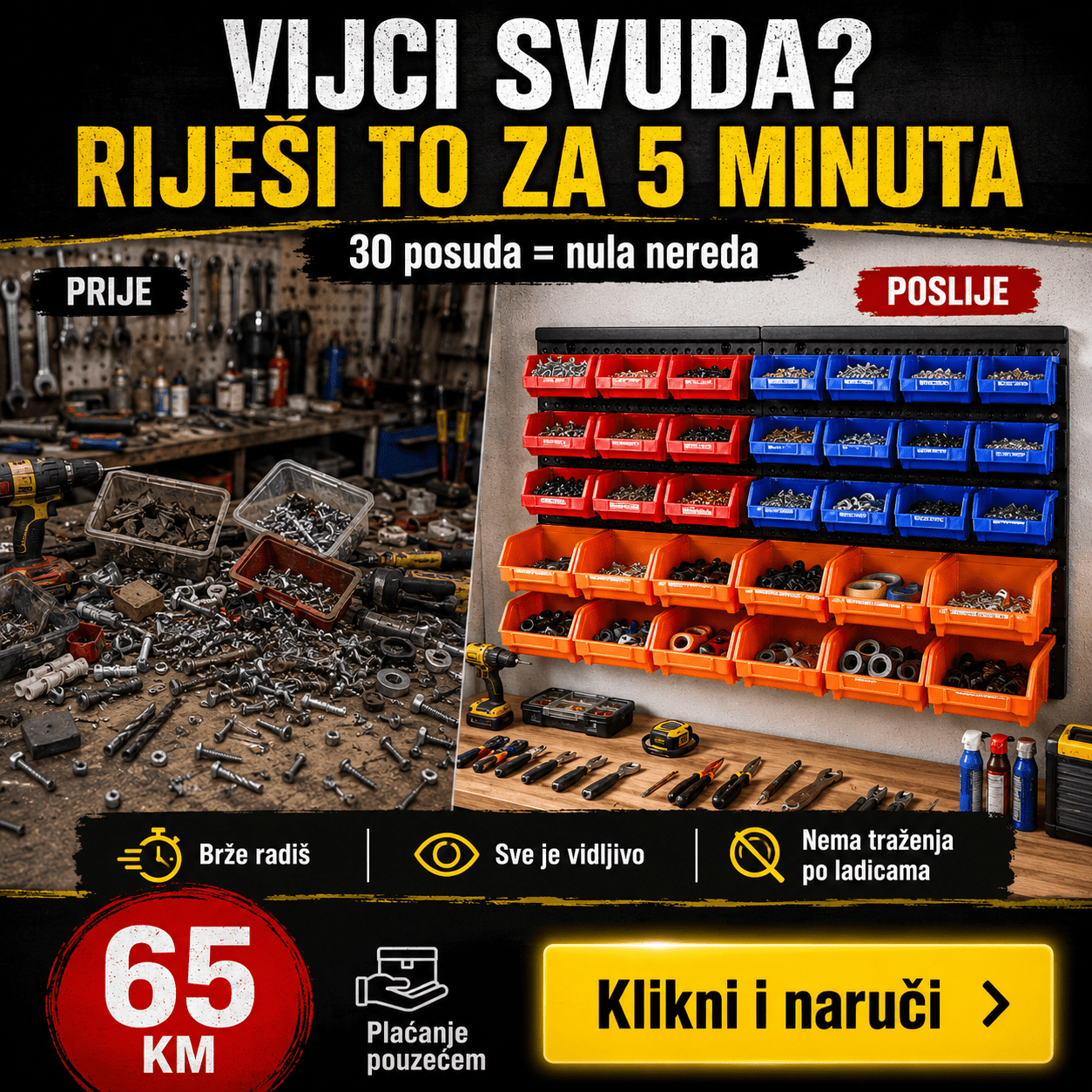 Zidni Organizator sa 30 Posuda – – – slika 5