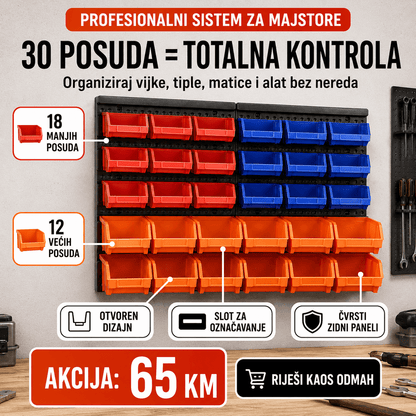 Zidni Organizator sa 30 Posuda – – – slika 3