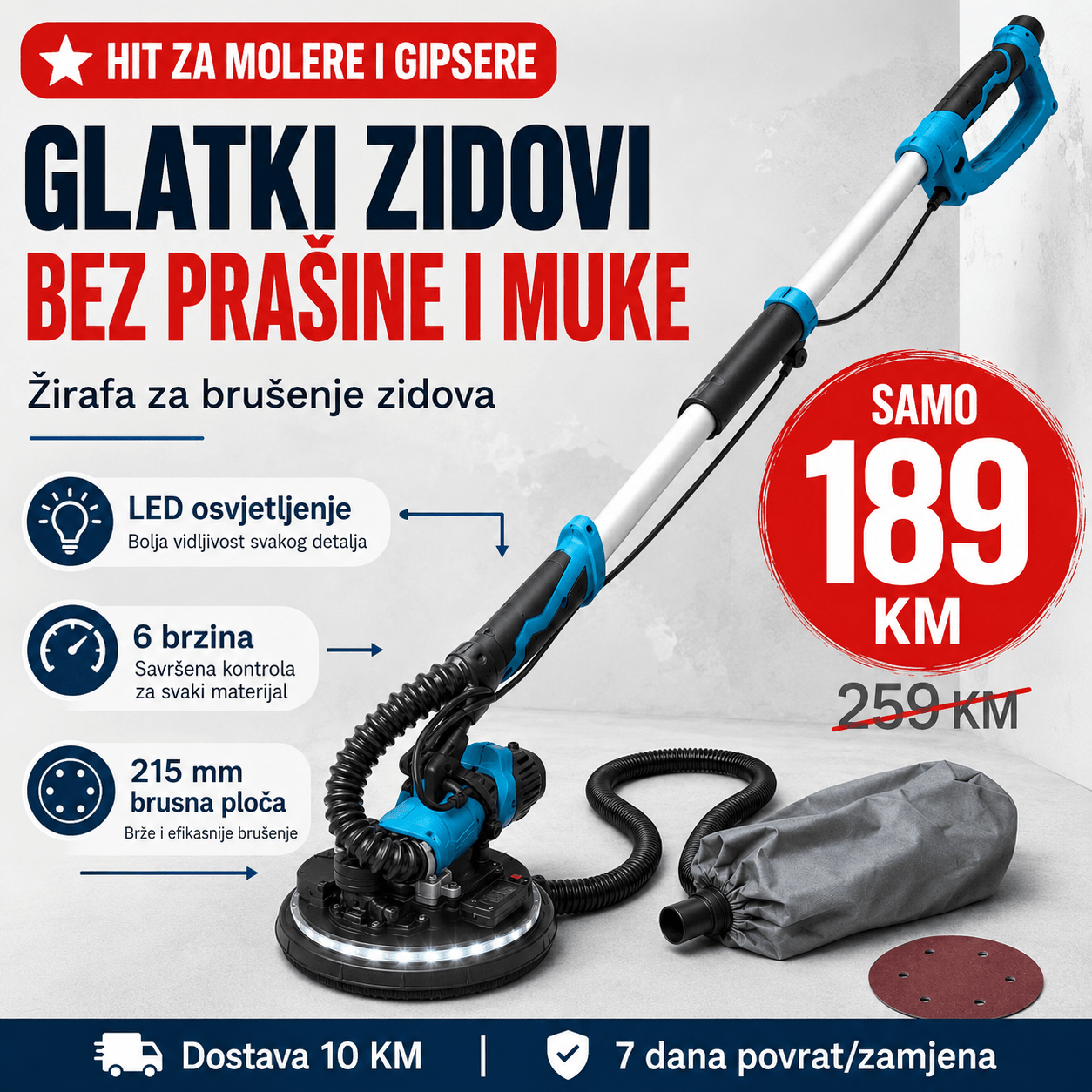 Žirafa za Brušenje Zidova – – – slika 2