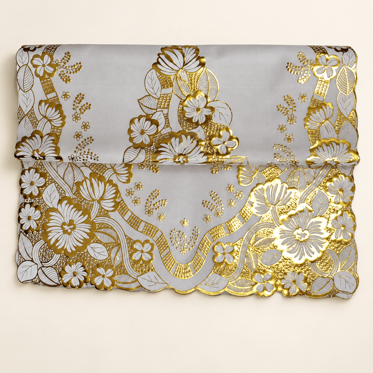 Zlatni pravougaoni nadstolnjaci – set 12, tri veličine – Pravougaoni zlatni nadstolnjaci u setu 12 – 60 × 120 cm – slika 1