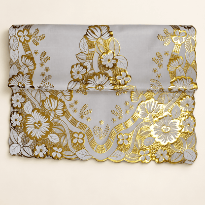 Zlatni pravougaoni nadstolnjaci – set 12, tri veličine – Pravougaoni zlatni nadstolnjaci u setu 12 – 60 × 120 cm – slika 1