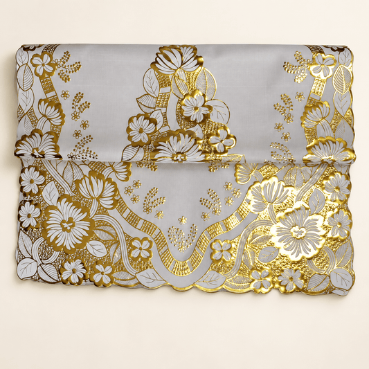 Zlatni pravougaoni nadstolnjaci – set 12, tri veličine – Pravougaoni zlatni nadstolnjaci u setu 12 – 60 × 120 cm – slika 1