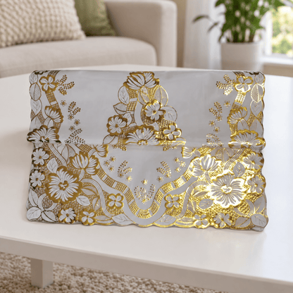 Zlatni pravougaoni nadstolnjaci – set 12, tri veličine – Pravougaoni zlatni nadstolnjaci u setu 12 – 60 × 120 cm – slika 2