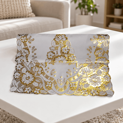 Zlatni pravougaoni nadstolnjaci – set 12, tri veličine – Pravougaoni zlatni nadstolnjaci u setu 12 – 60 × 100 cm – slika 8