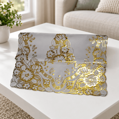 Zlatni pravougaoni nadstolnjaci – set 12, tri veličine – Pravougaoni zlatni nadstolnjaci u setu 12 – 45 × 85 cm – slika 5