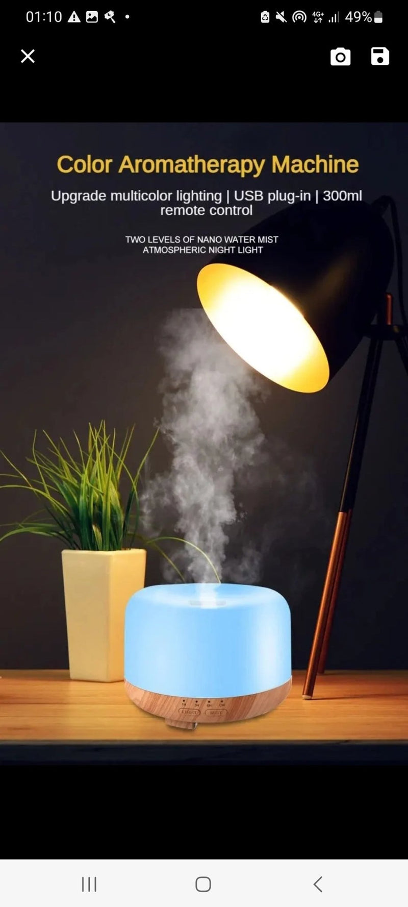 3u1 Aroma Difuzer, Lampa i Ovlaživač zraka - SAMO KLIKNI