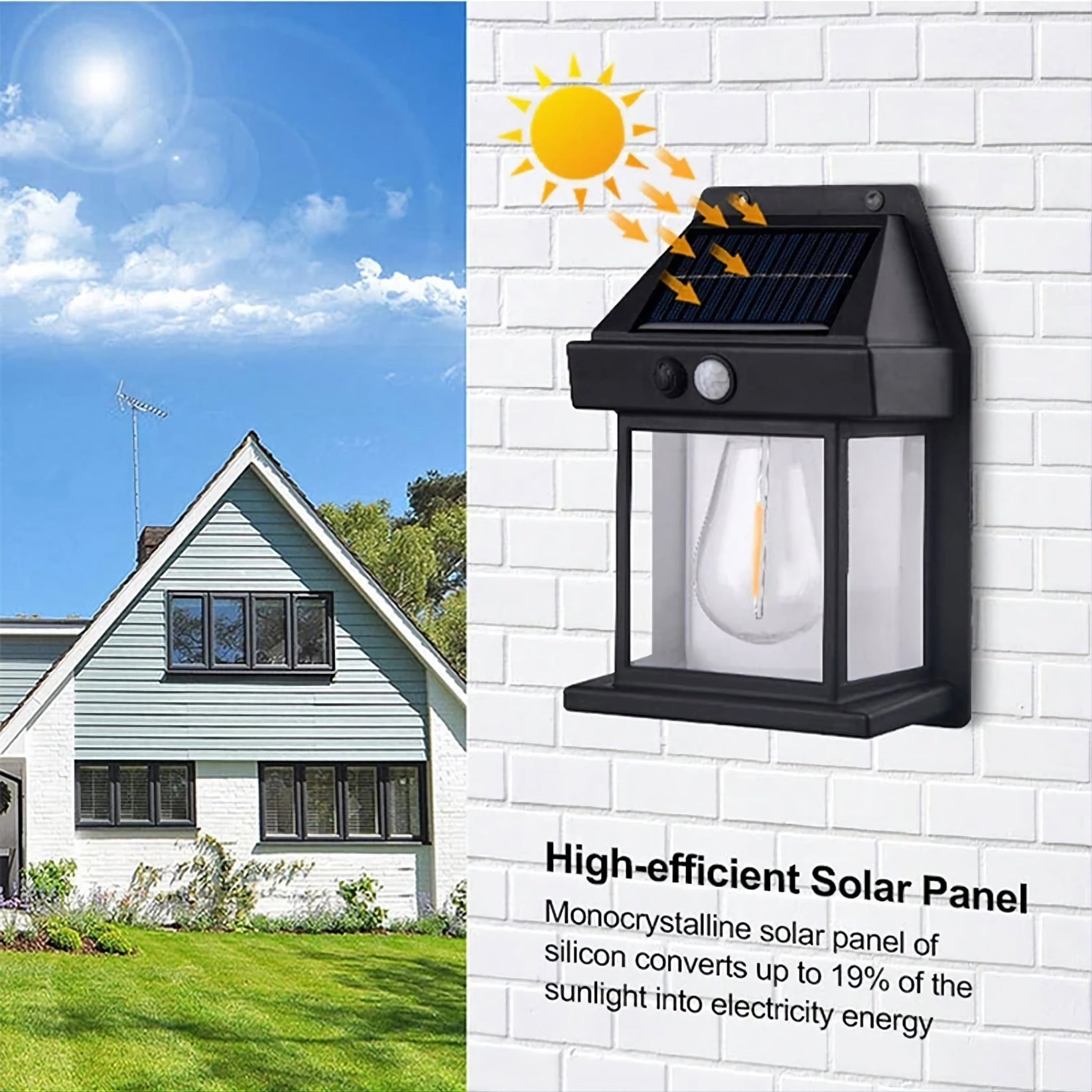 Elegantna Solarna Zidna Lanterna – – – slika 4