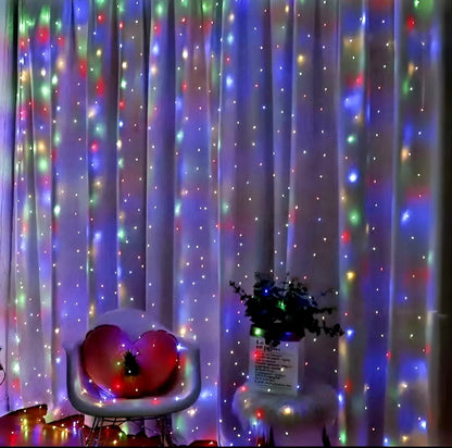 Magična LED zavjesa 3 x 2 metra – – Žuta 3 x 2 metra – slika 8