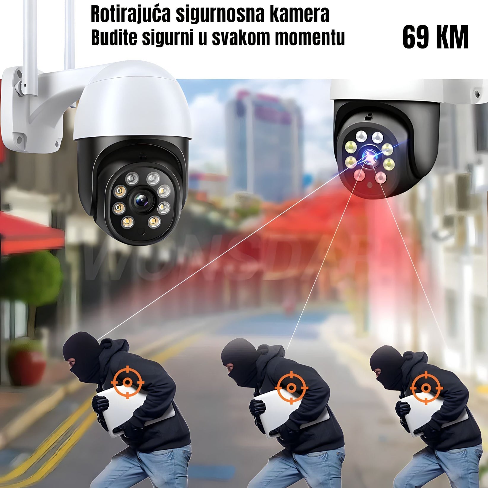 Rotirajuća sigurnosna IP Kamera – – – slika 1