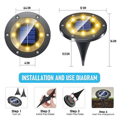 4 - dijelni set solarnih vrtnih lampi – – – slika 12