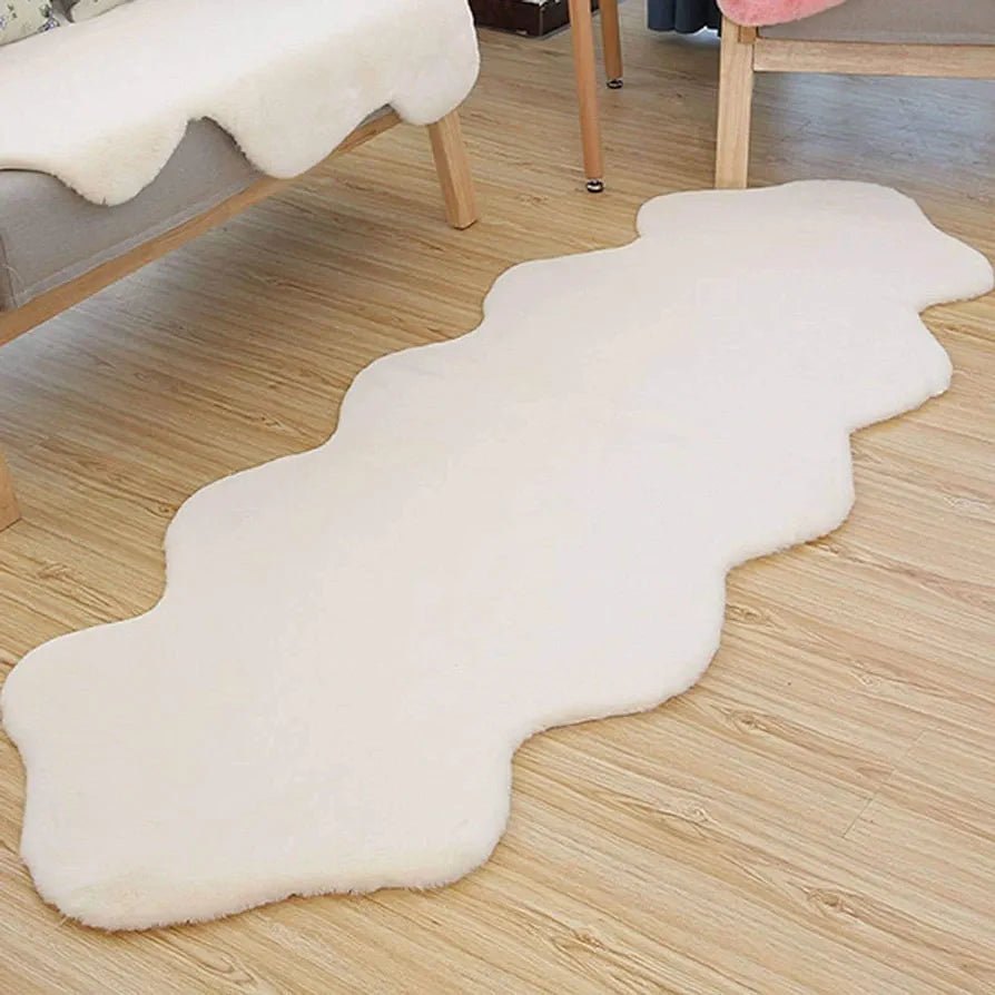 Tepih umjetno krzno – – Bež 180x60 cm – slika 10
