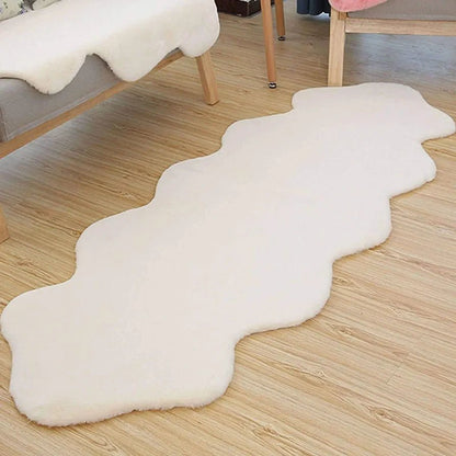 Tepih umjetno krzno – – Bež 180x60 cm – slika 10