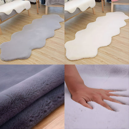 Tepih umjetno krzno – – Bež 180x60 cm – slika 8