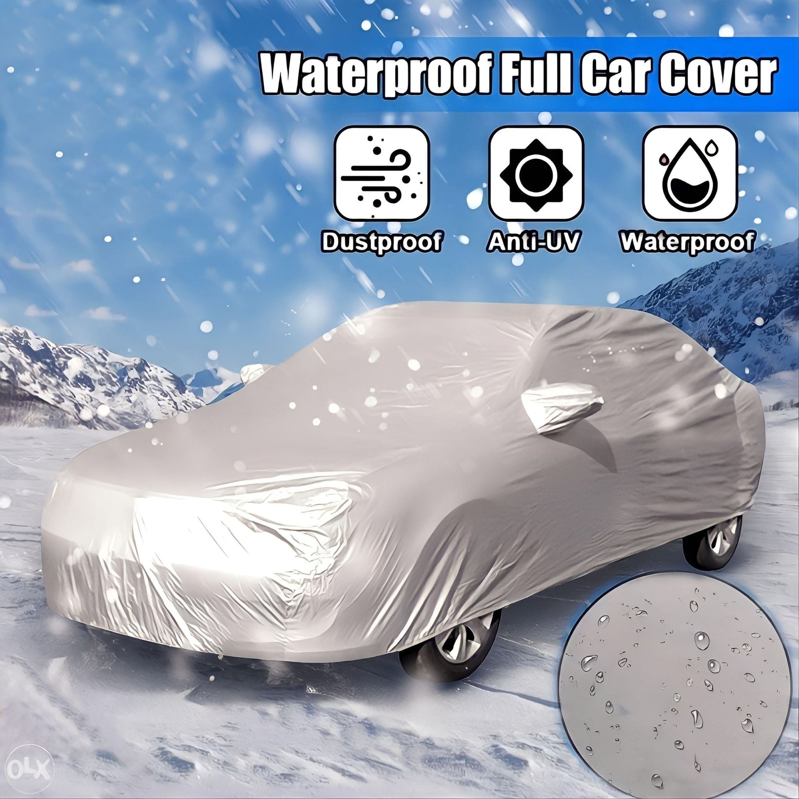 Vodootporne cerade za automobile – – Veličina L: 470cm x 180cm x 150cm – slika 5